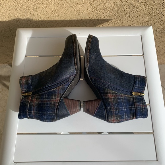 L’ Artiste Spring Step Scottala leather tweed booties size 9 ( European 40) - Picture 11 of 16